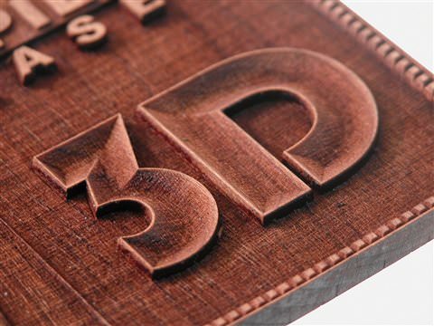 CNC ROUTER'da kolay 3D harf ve desen yapımı
