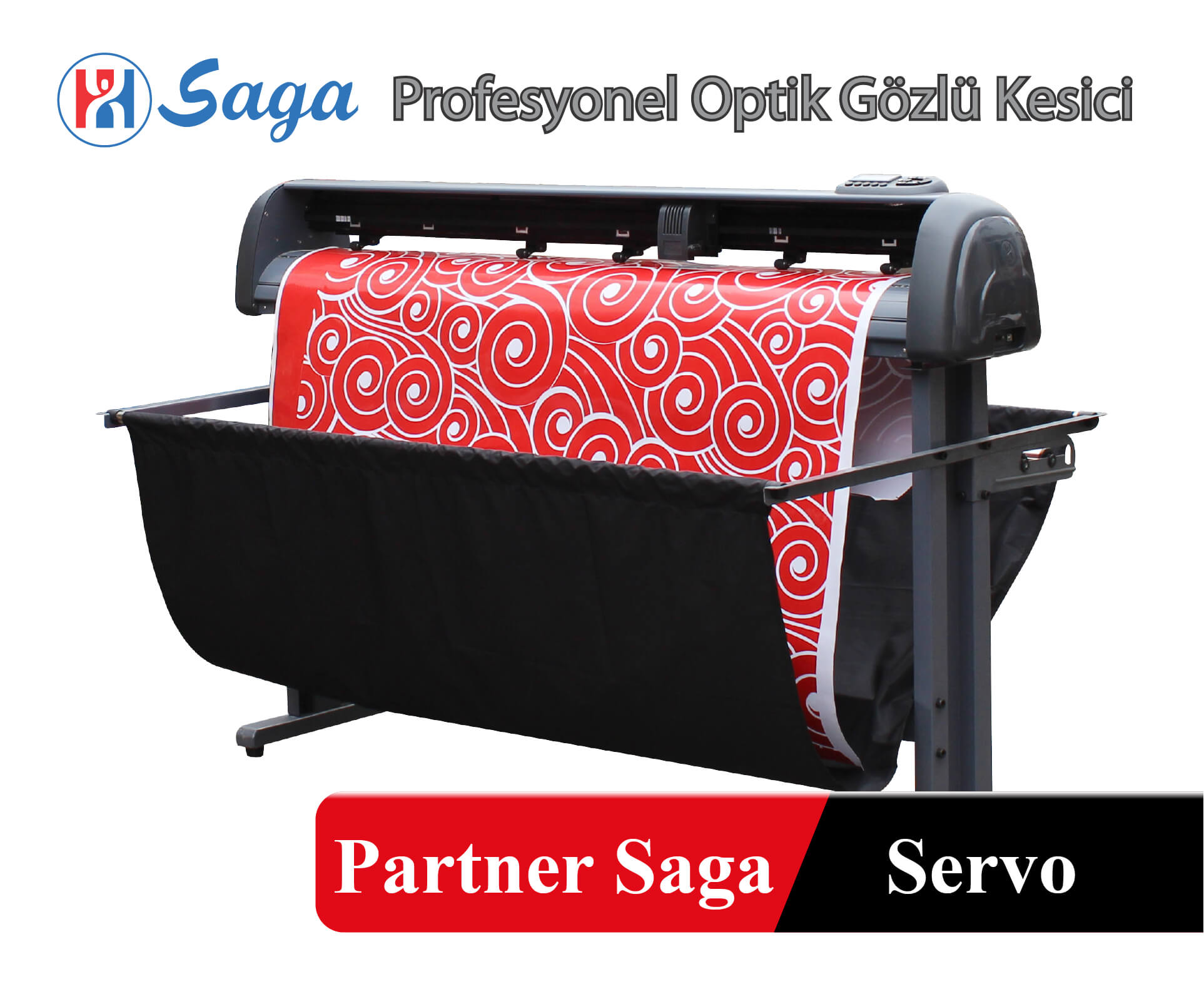 Partner Saga Optik Gözlü Folyo Kesim Makinesi (Servo)
