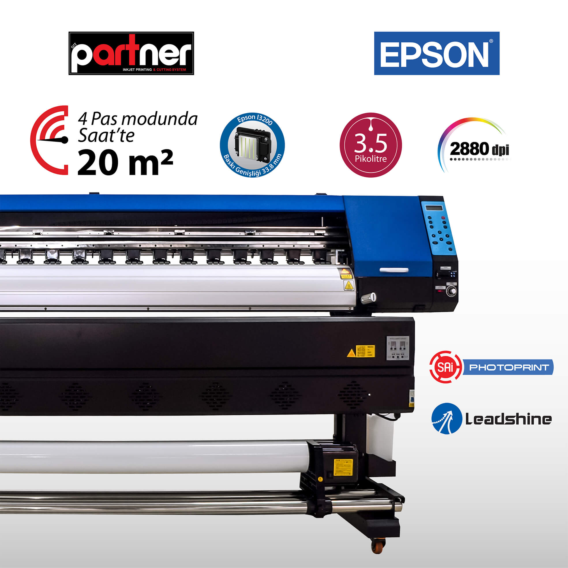 Partner Epson l3200 2502 (2 Kafalı Model)