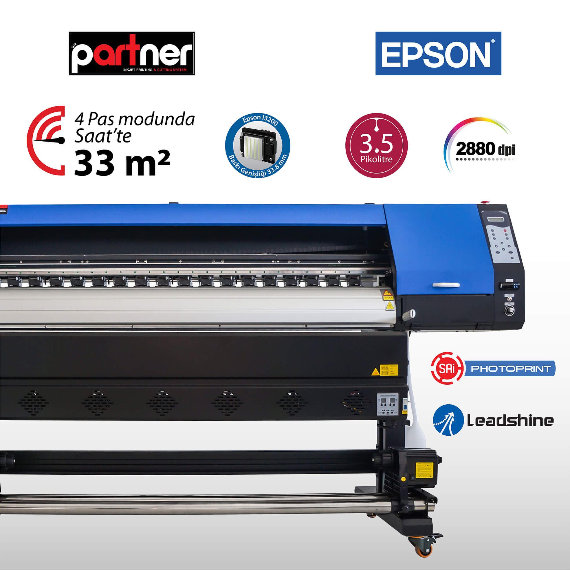 Partner Epson l3200 1802(2 Kafalı Model)