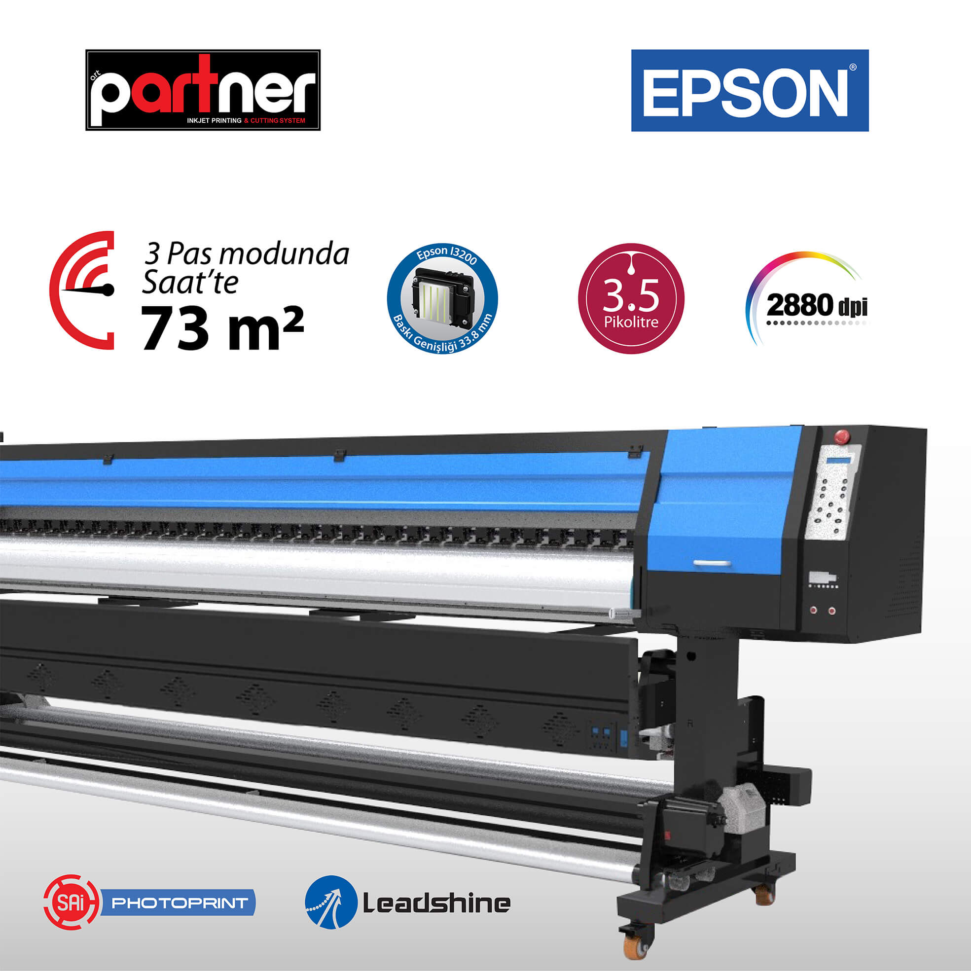 Partner Epson Tekstil (T1803 - T3203)