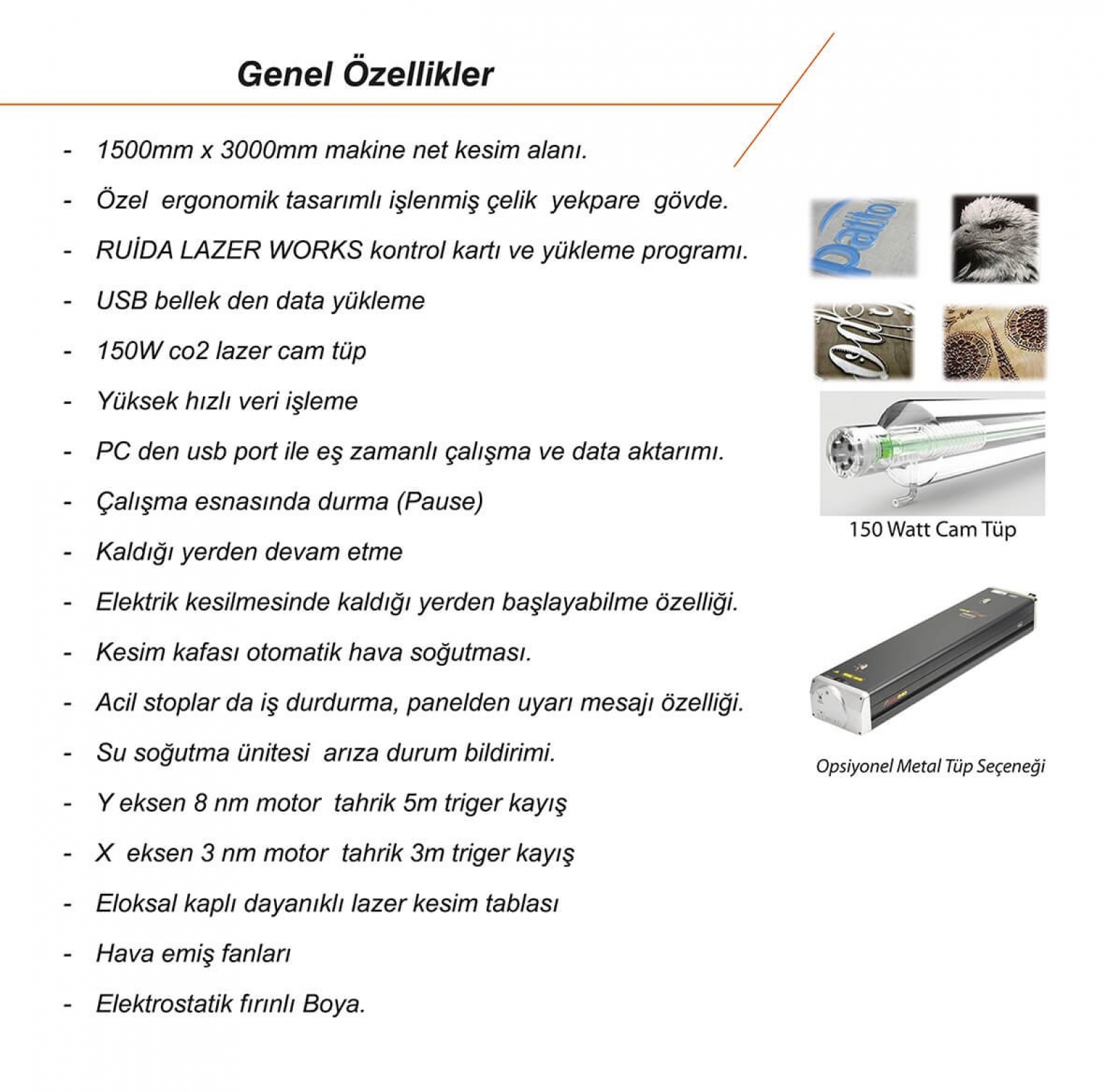 Partner 150x300 Yerli Lazer (150 Watt)