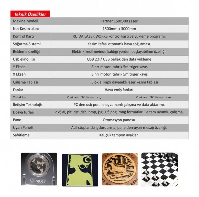 Partner 150x300 Yerli Lazer (150 Watt)