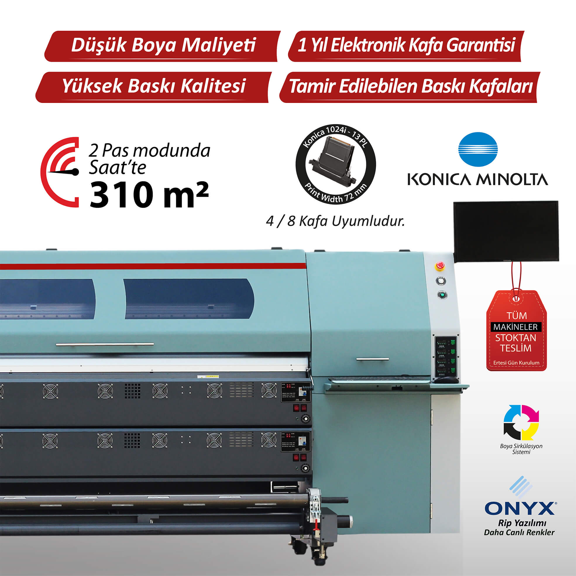 Partner Orion Plus Konica 1024i / 13 PL (4-8 Kafa)